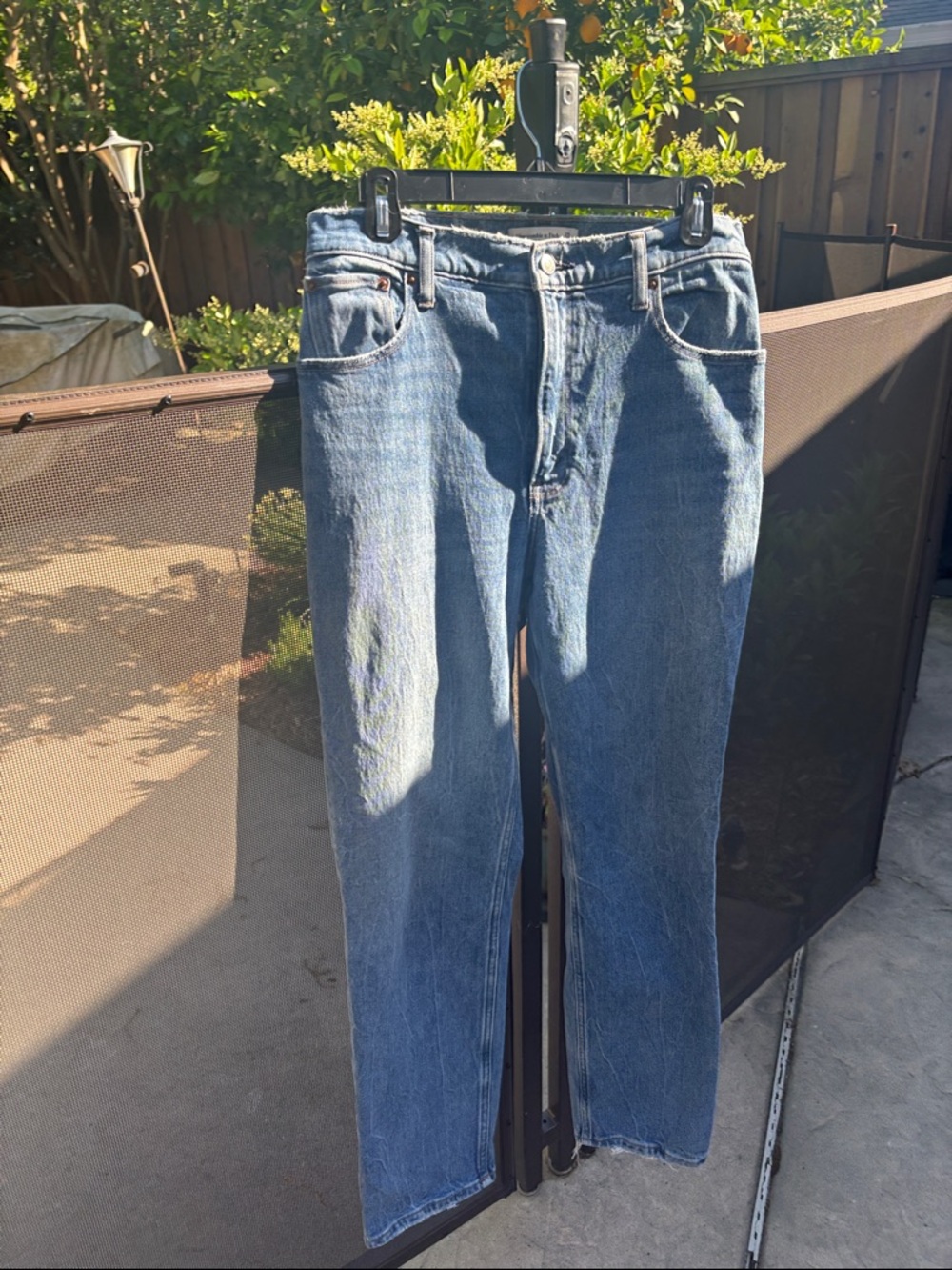 Abercrombie & Fitch 90s straight ultra high rise jeans - Picture 2 of 3
